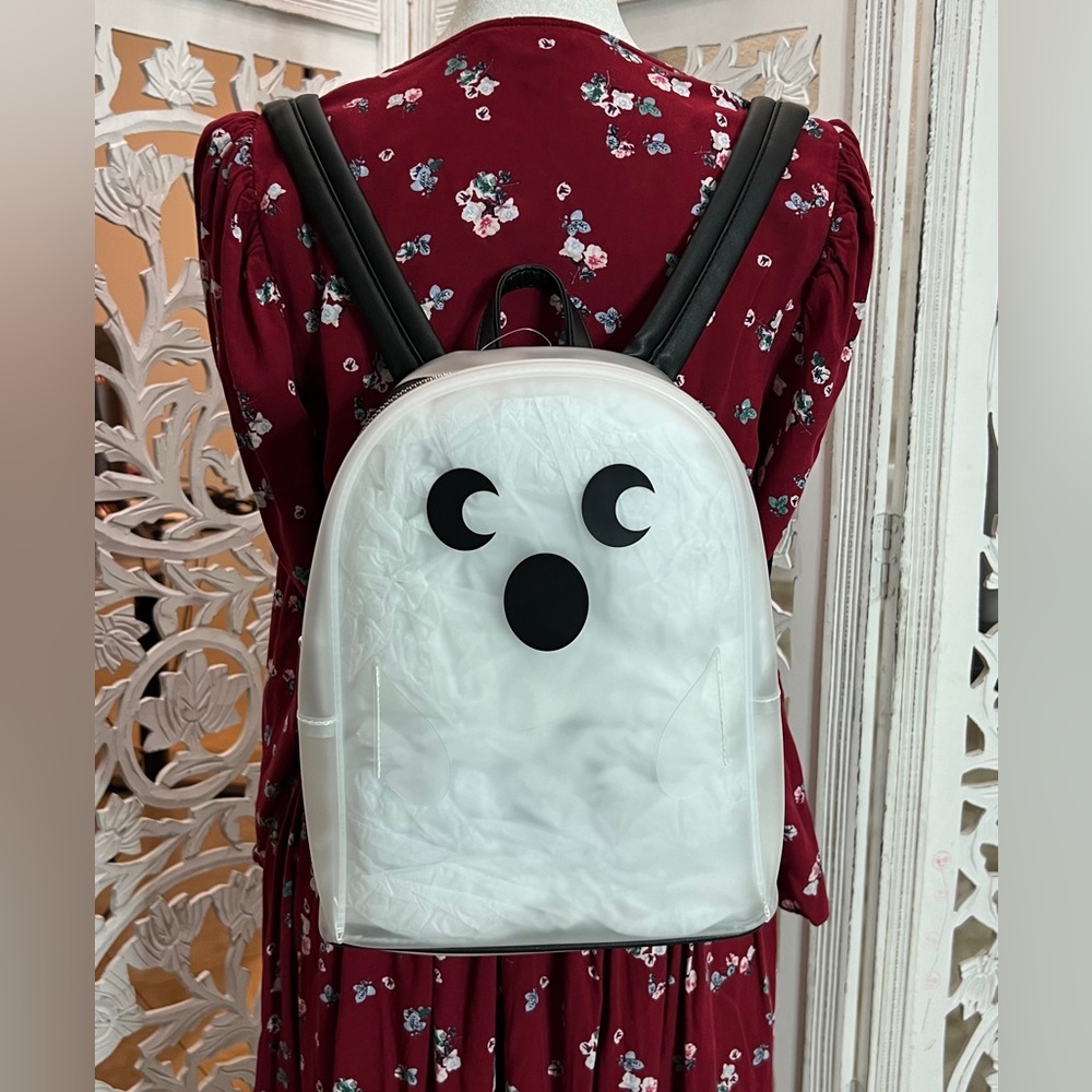 Mad engine spooky clear ghost backpack purse.